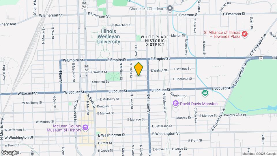 508 E Chestnut St Map and Location Details