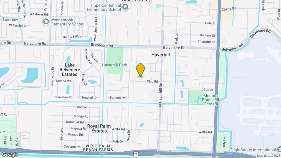 5163 Club Rd Map and Location Details