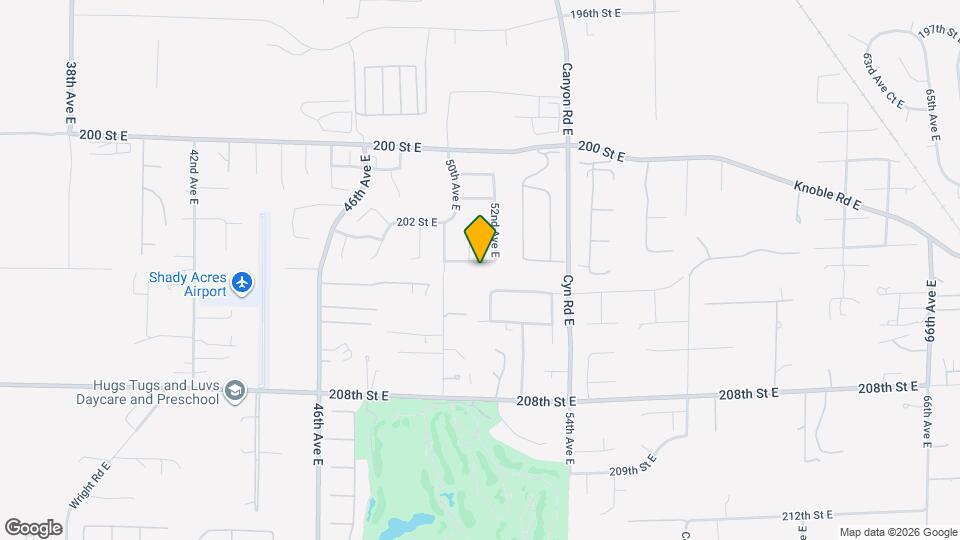 5110 203rd St Ct E Mapa y Detalles de la Ubicación