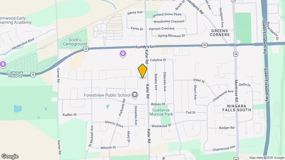 6118 Kelsey Cres Map and Location Details