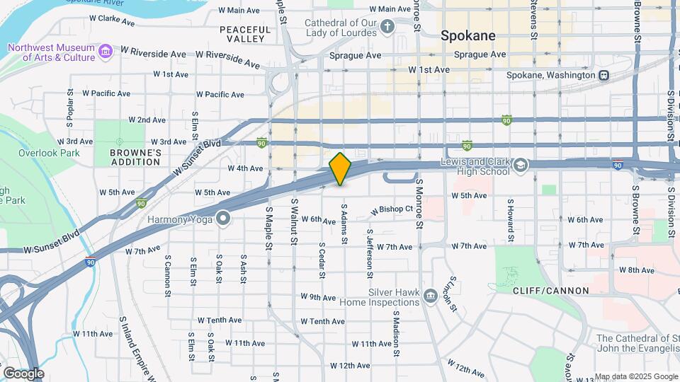 1304 W 5th Ave Mapa y Detalles de la Ubicación
