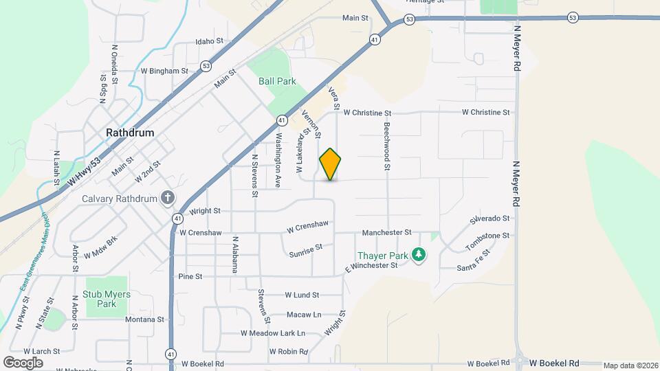 7282 W Lakeland St Map and Location Details