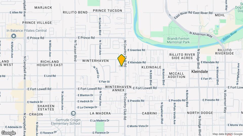3357 N Country Club Rd Map and Location Details
