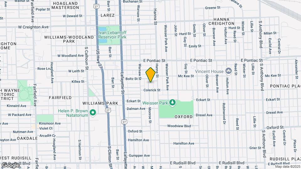 2917 Monroe St Map and Location Details