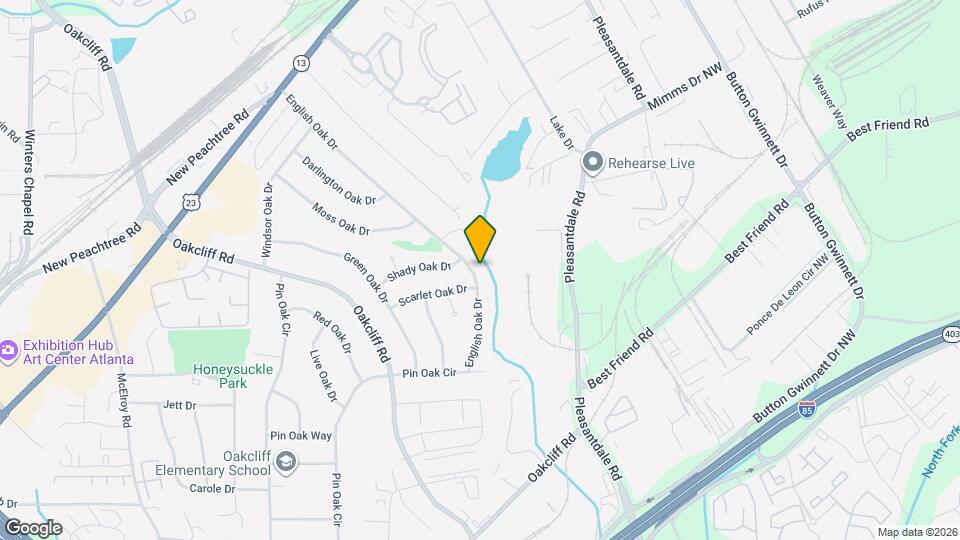 4011 English Oak Dr Map and Location Details