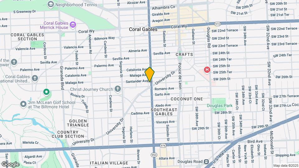 3170-3182 Le Jeune Rd Map and Location Details