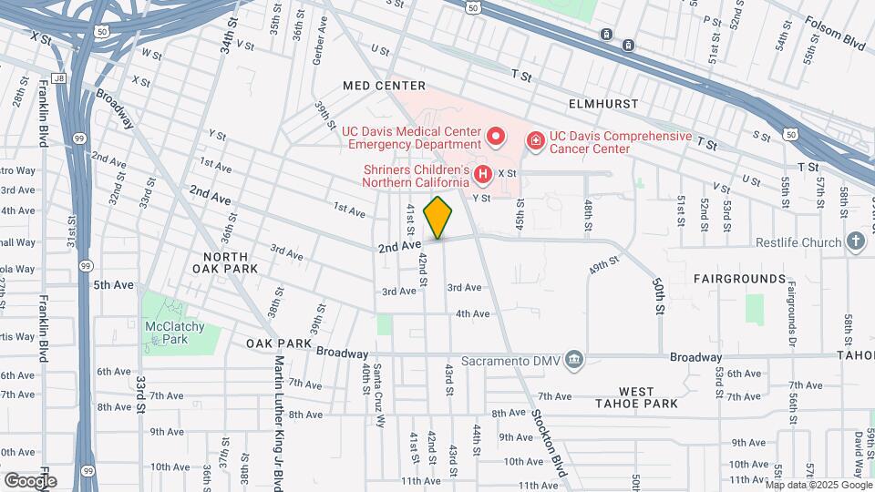 4238 1/2 2nd Ave Map and Location Details