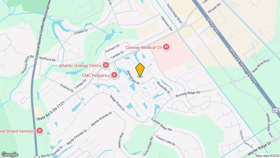 320 Myrtle Greens Dr Map and Location Details