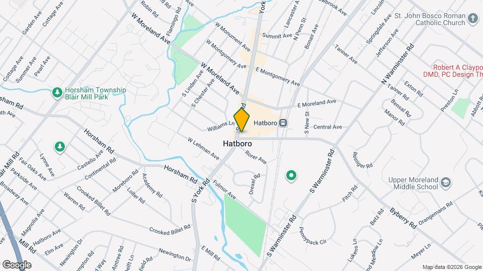 127 S York Rd, Unit 2ndFloor Map and Location Details