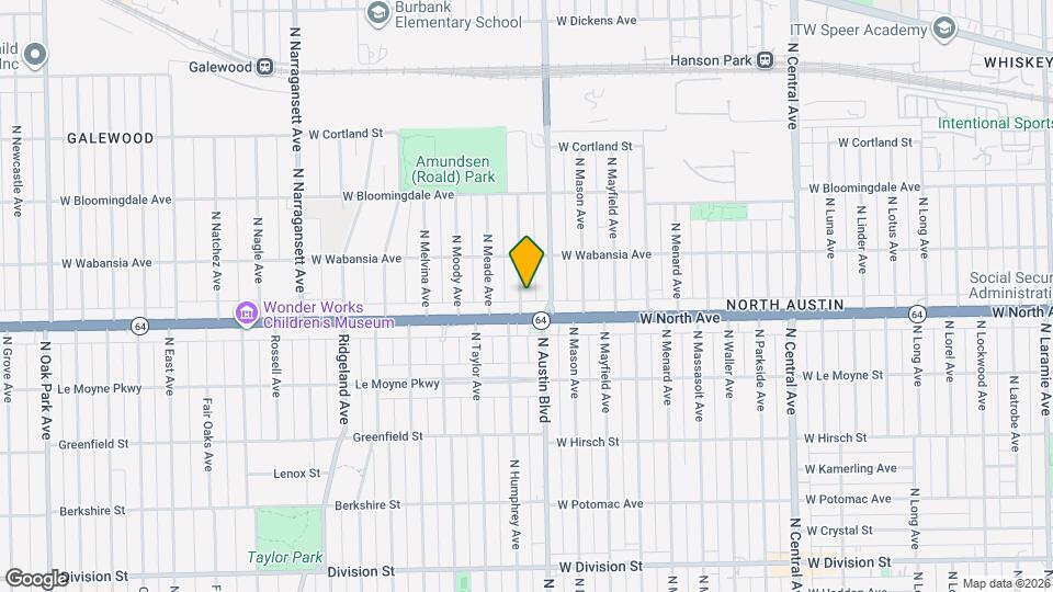 1619 N McVicker Ave, Unit J09P Mapa y Detalles de la Ubicación