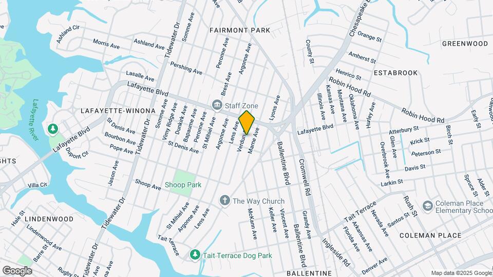 3112 Verdun Ave Map and Location Details