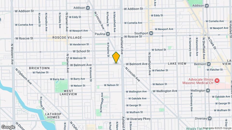 1623 W Belmont Ave Map and Location Details