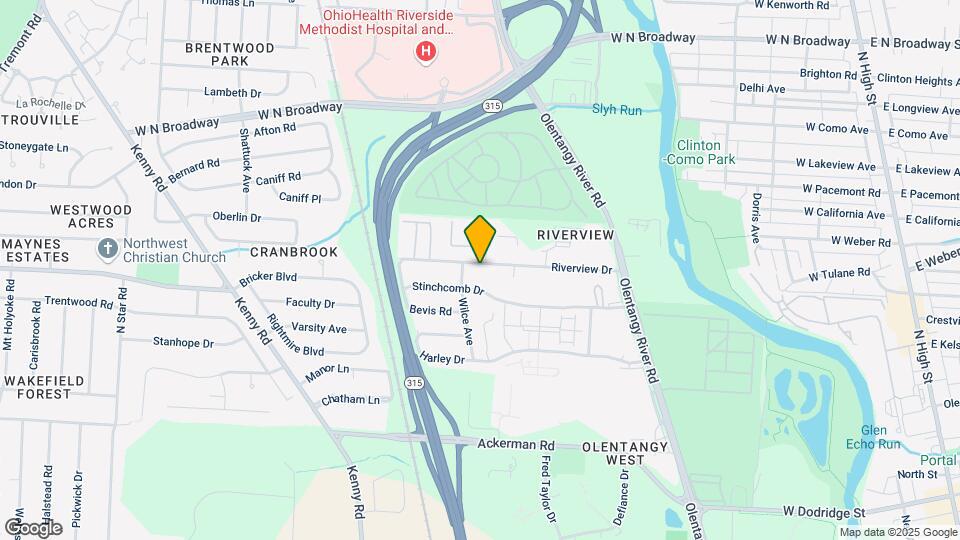695 Riverview Dr Map and Location Details