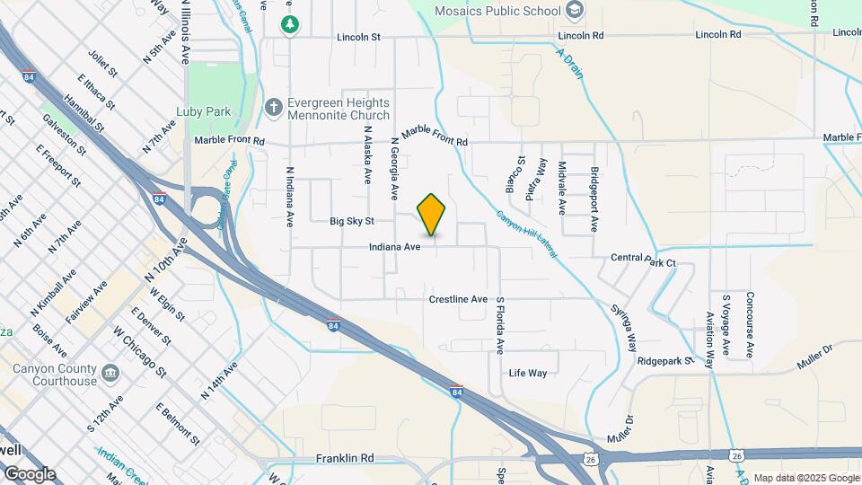 2609 Hillcrest Ln Map and Location Details