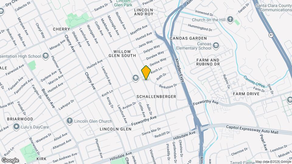 2646 Gerald Way Map and Location Details