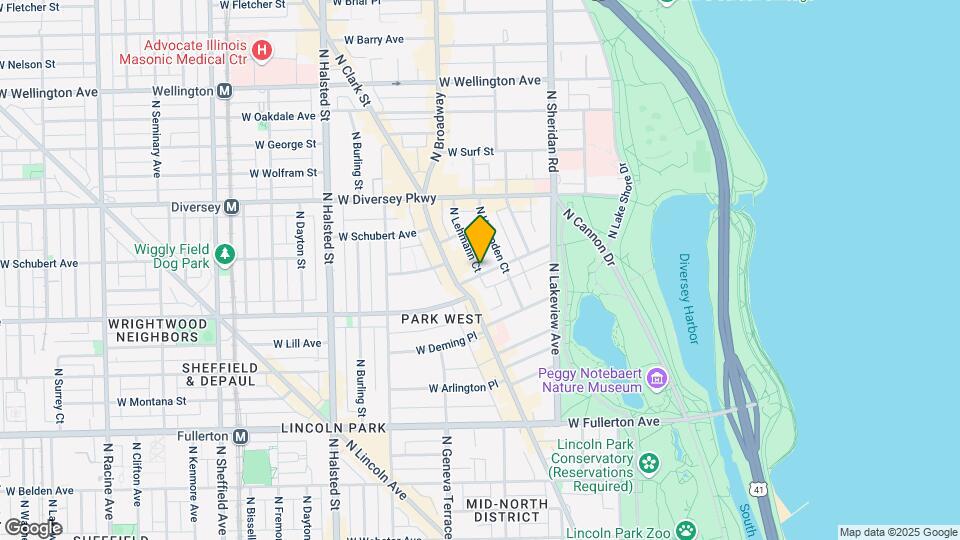 2300 N Lincoln Park W Mapa y Detalles de la Ubicación