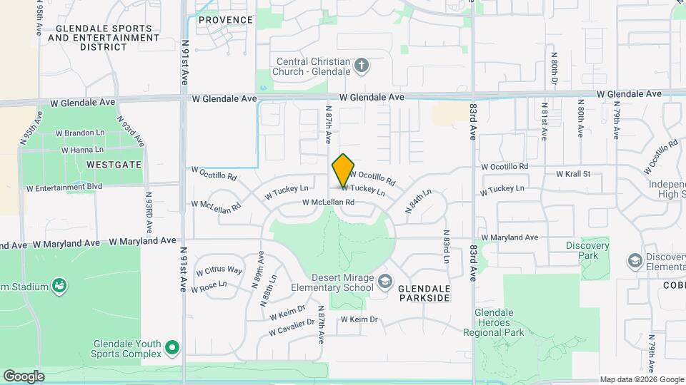 8565 W Tuckey Ln Map and Location Details