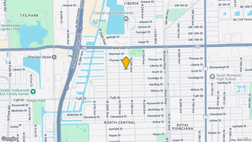 2423 Scott St Map and Location Details