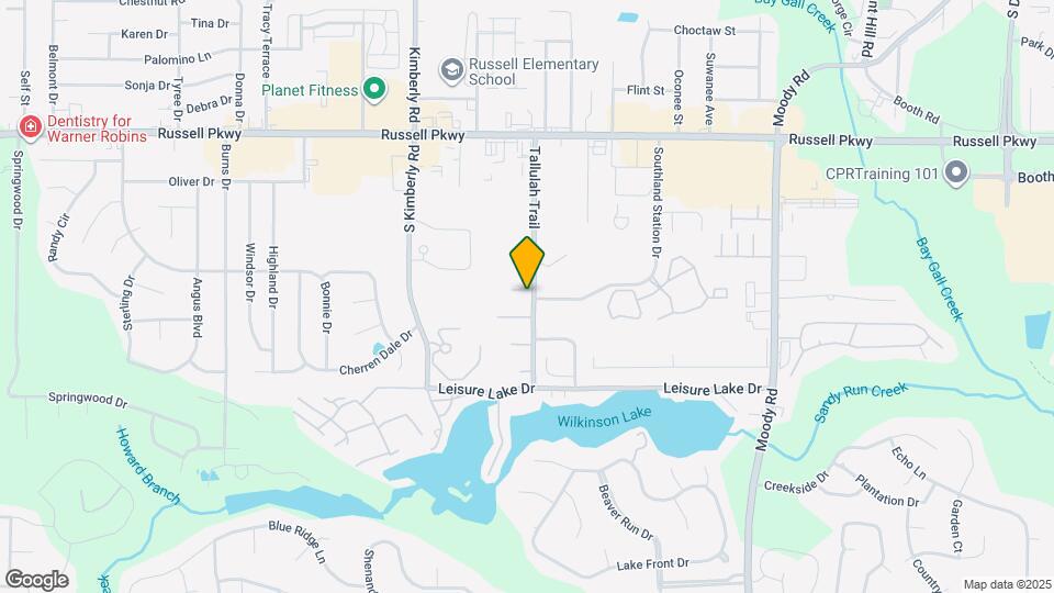 402 Tallulah Trail Map and Location Details