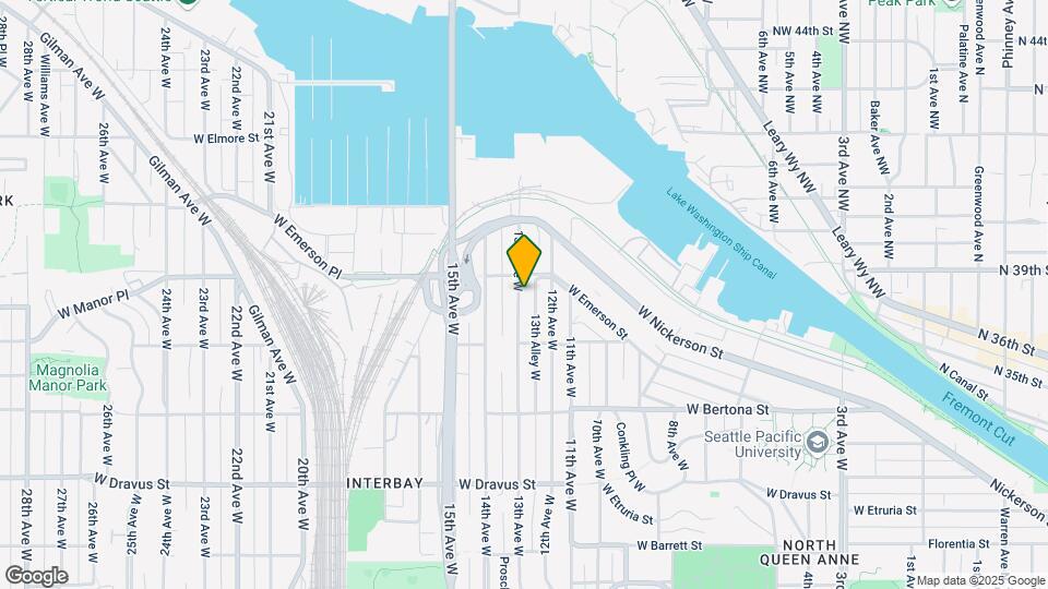3642 13th Ave W Map and Location Details