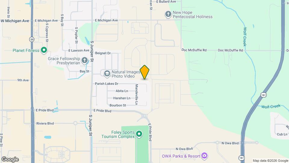 697 Parish Lakes Dr Map and Location Details