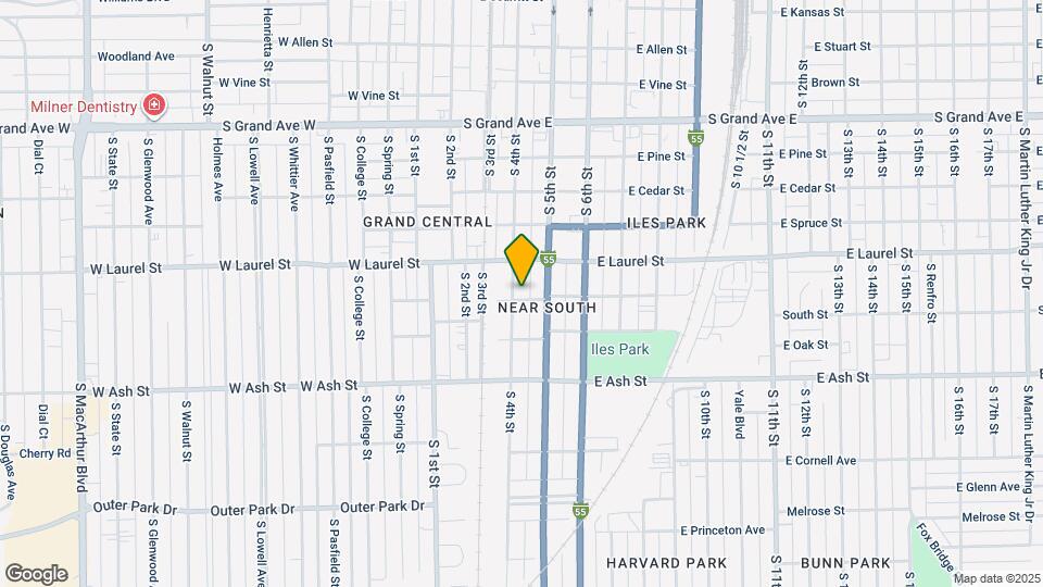 1728 S 4th St Map and Location Details