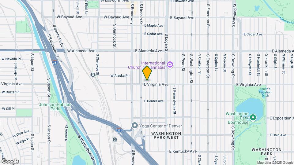 489 S Sherman St Map and Location Details
