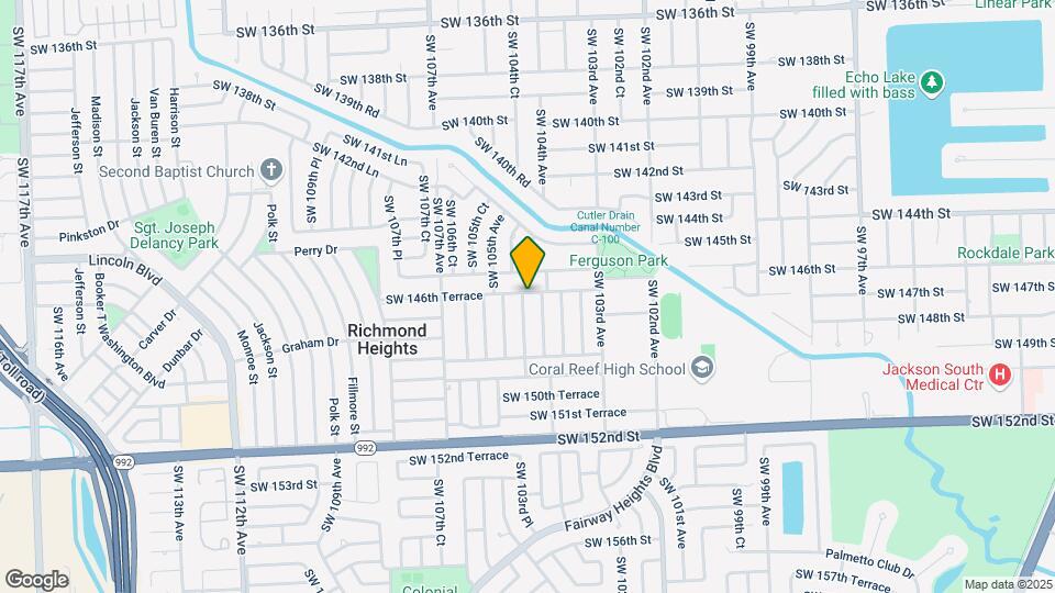 14621 SW 104th Ct Map and Location Details