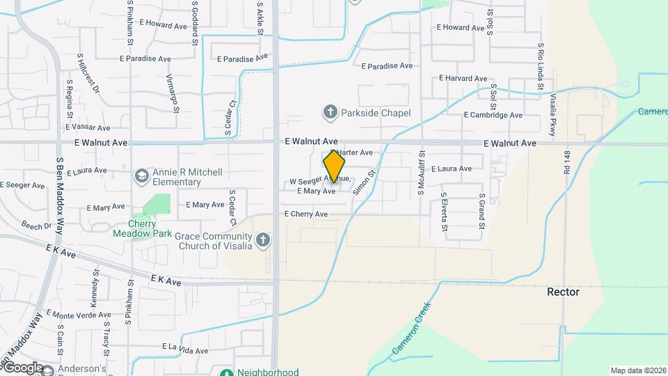 2440 S Aubree St Map and Location Details