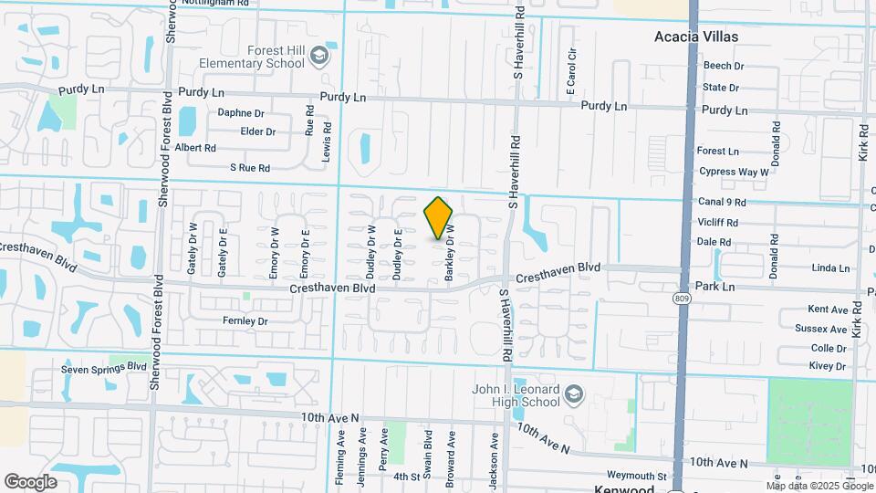 2680 Barkley Dr W Map and Location Details
