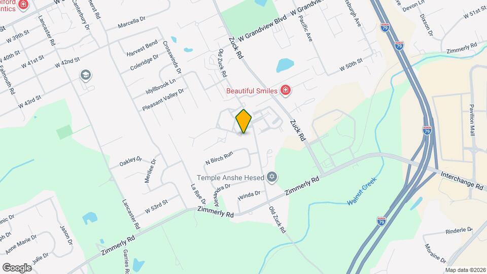 2725 Burgundy Dr Map and Location Details