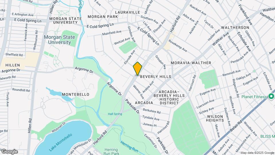 4331 Harford Rd Map and Location Details