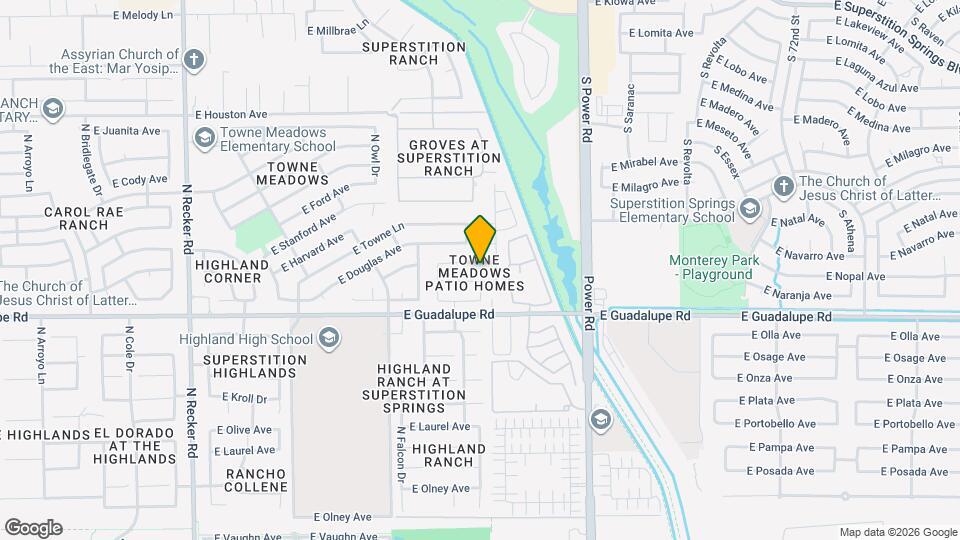 4601 E Scott Ave Map and Location Details