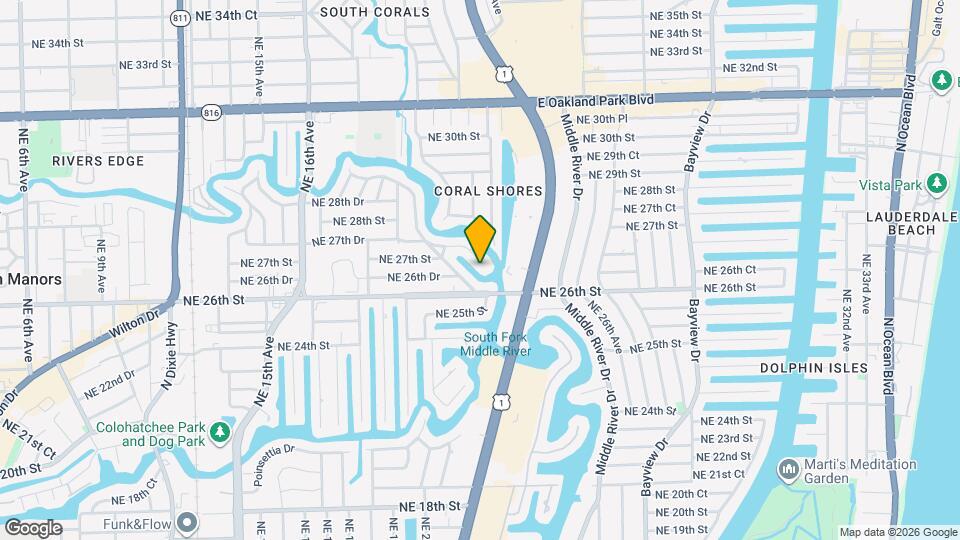 2156 NE 27th Dr Map and Location Details