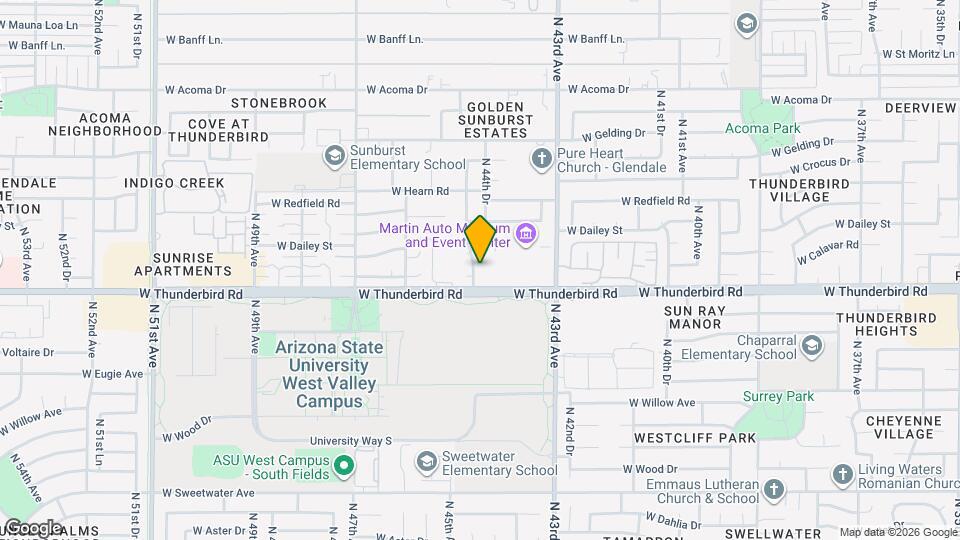 13815 N 45th Ave Mapa y Detalles de la Ubicación