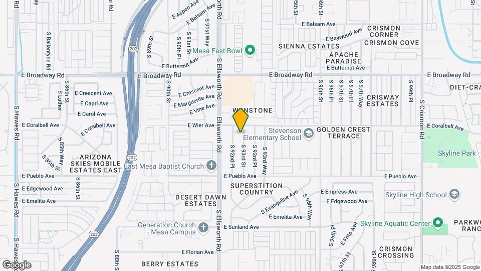 620 S 93rd St Map and Location Details