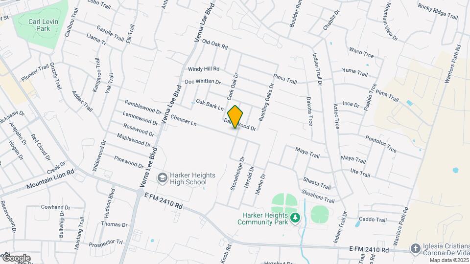 1132 Chaucer Ln Map and Location Details