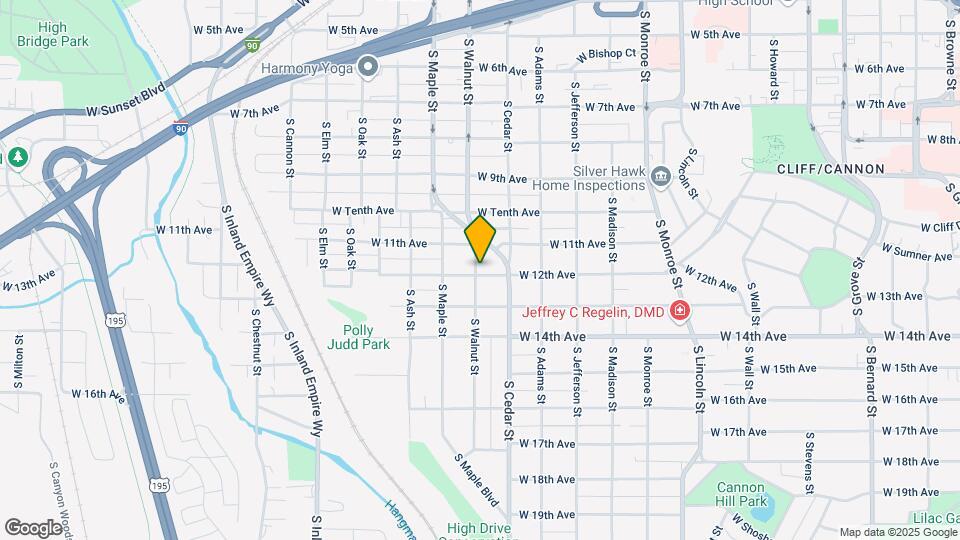 1123 S Walnut St Map and Location Details