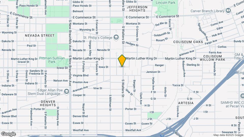 2120 Iowa St Map and Location Details