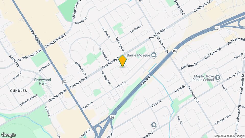 8 Daphne Crescent Map and Location Details