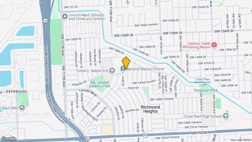 14202 SW 110th Ave Map and Location Details