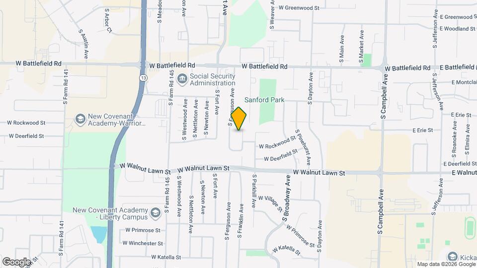 3215 S Franklin Ave Map and Location Details