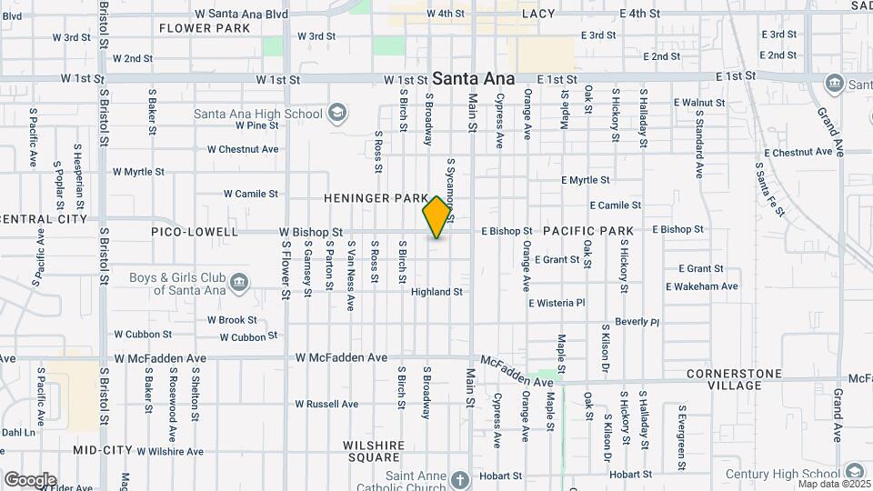 615 S Broadway Map and Location Details