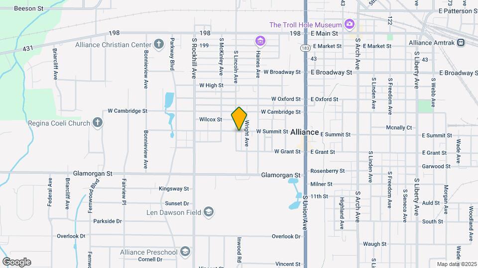 714 S Lincoln Ave Map and Location Details