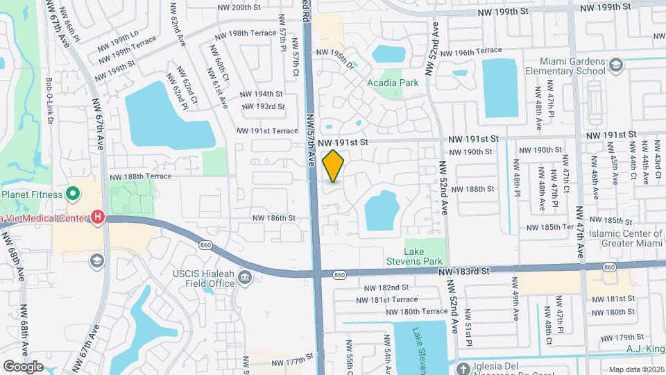 5571 NW 188th St Map and Location Details