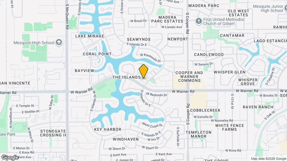 1110 W Mango Dr Mapa y Detalles de la Ubicación