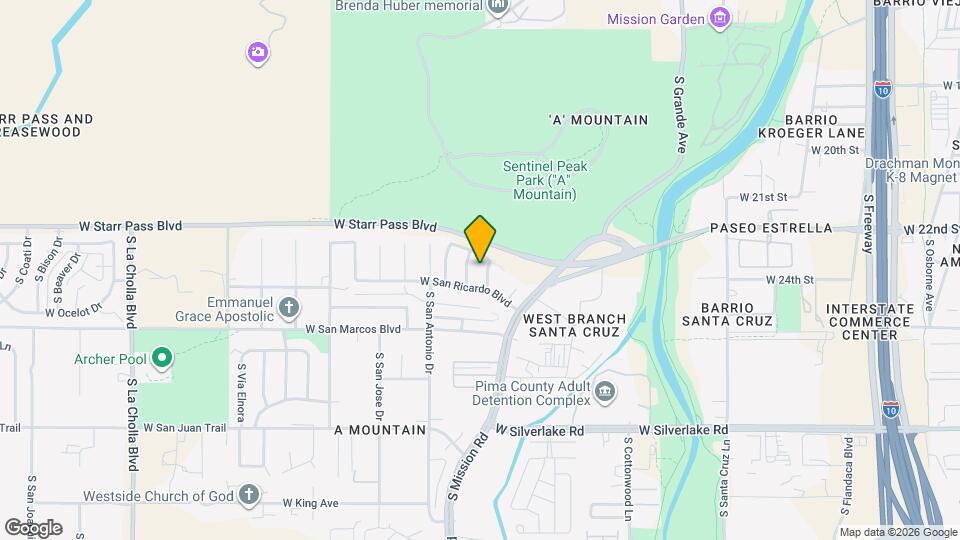 1320 S Woodbine Ln, Unit 1313 Map and Location Details
