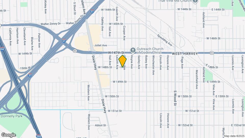 14802 Cooper Ave Map and Location Details