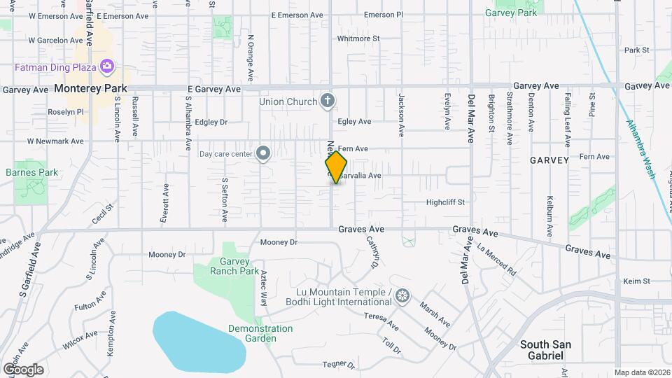 2472 New Ave Mapa y Detalles de la Ubicación