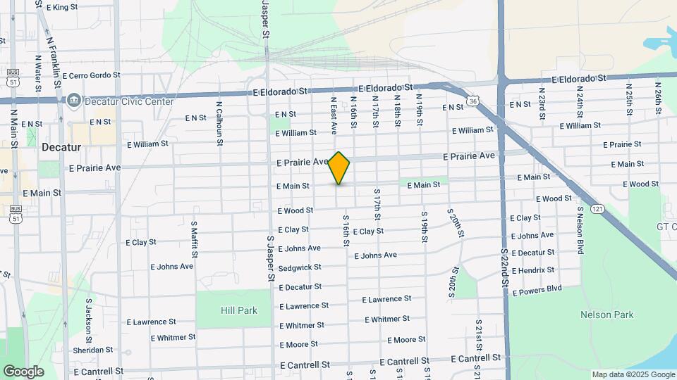 1505 E Main St Map and Location Details